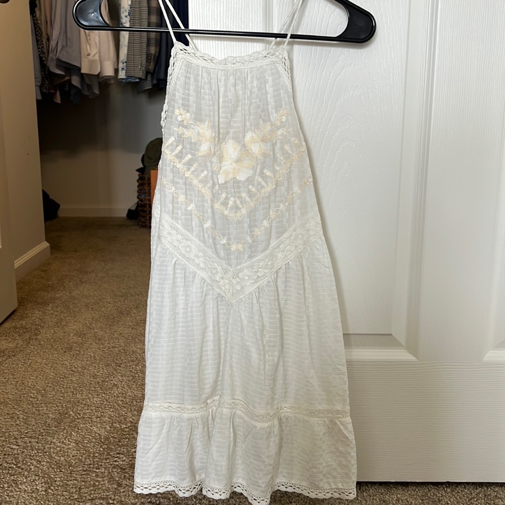 Brand new ivory free people tank (longer)